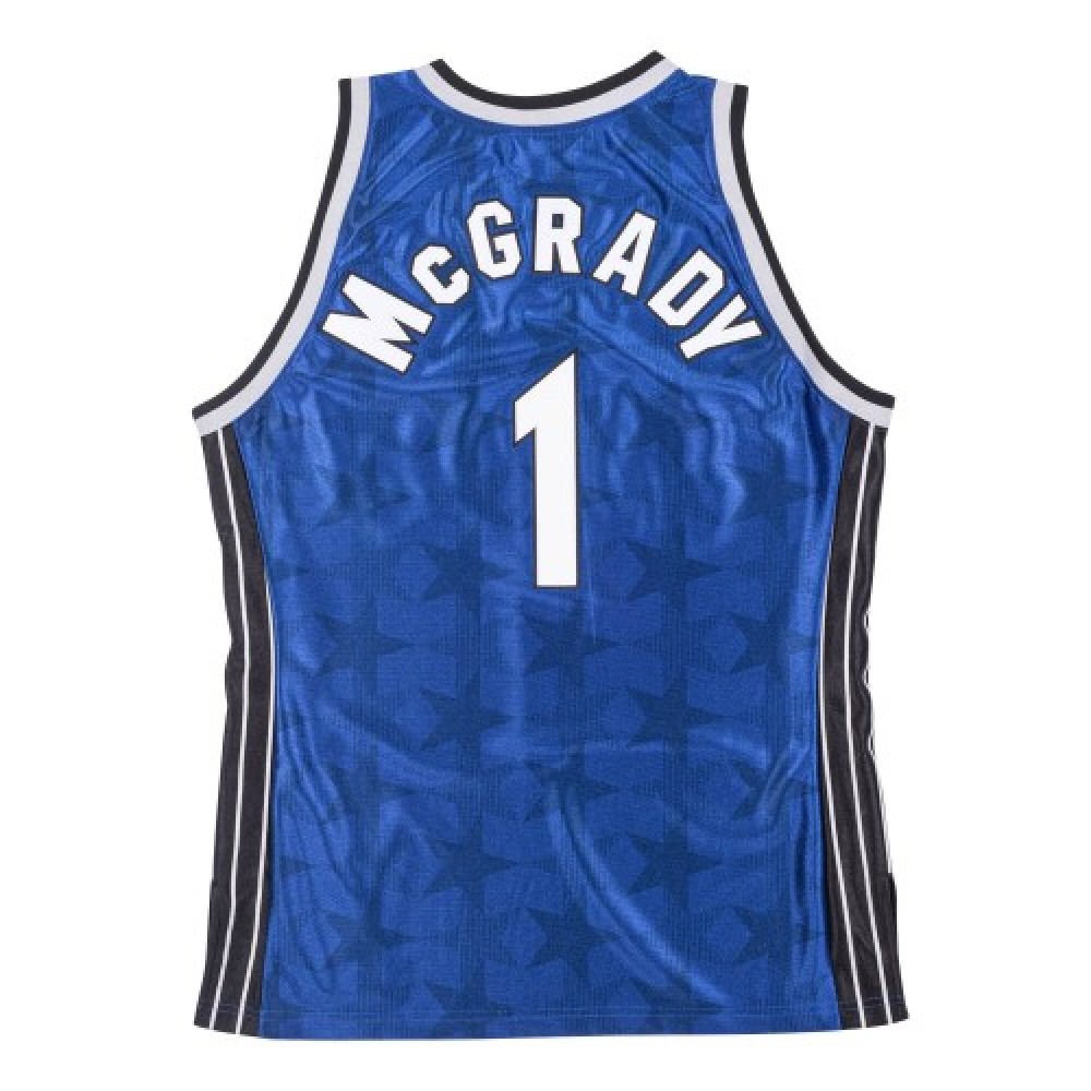 Men's Orlando Magic Tracy McGrady #1 Throwback Blue 00-01 Hardwood Classics Jersey-Pro Kit Vault | Brand New 26/27 Sports Jerseys
